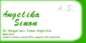 angelika simon business card